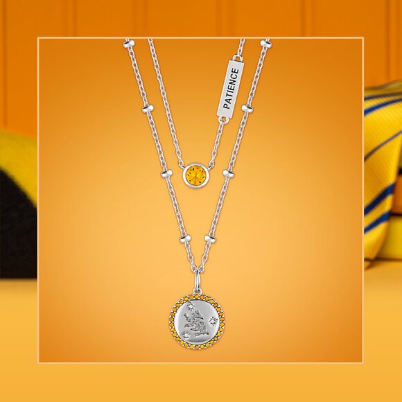 2021 Harry Potter Hufflepuff House pride Candle Mug with Necklace Charmed Aroma - Picture 5 of 7